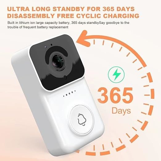 IP65 Wifi камера дверного звонка с колокольником 2 Way Audio Security Camera